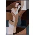 Picture of Colour Block Lady  _GroupedProduct_Rectangle_Portrait_Canvas_Framed_