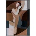 Picture of Colour Block Lady  _GroupedProduct_Rectangle_Portrait_Canvas_Framed_