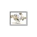 Picture of White Hydrangea in a Vase _GroupedProduct_Rectangle_Landscape_Canvas_Framed_