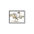 Picture of White Hydrangea in a Vase _GroupedProduct_Rectangle_Landscape_Canvas_Framed_