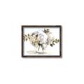 Picture of White Hydrangea in a Vase _GroupedProduct_Rectangle_Landscape_Canvas_Framed_