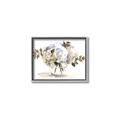 Picture of White Hydrangea in a Vase _GroupedProduct_Rectangle_Landscape_Canvas_Framed_