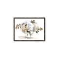 Picture of White Hydrangea in a Vase _GroupedProduct_Rectangle_Landscape_Canvas_Framed_