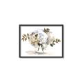 Picture of White Hydrangea in a Vase _GroupedProduct_Rectangle_Landscape_Canvas_Framed_
