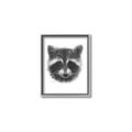 Picture of Raccoon Sketch _GroupedProduct_Rectangle_Portrait_Canvas_Framed_