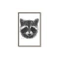 Picture of Raccoon Sketch _GroupedProduct_Rectangle_Portrait_Canvas_Framed_