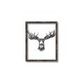 Picture of Moose Sketch _GroupedProduct_Rectangle_Portrait_Canvas_Framed_