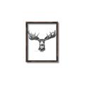 Picture of Moose Sketch _GroupedProduct_Rectangle_Portrait_Canvas_Framed_