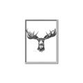 Picture of Moose Sketch _GroupedProduct_Rectangle_Portrait_Canvas_Framed_