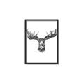 Picture of Moose Sketch _GroupedProduct_Rectangle_Portrait_Canvas_Framed_