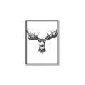 Picture of Moose Sketch _GroupedProduct_Rectangle_Portrait_Canvas_Framed_