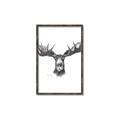 Picture of Moose Sketch _GroupedProduct_Rectangle_Portrait_Canvas_Framed_