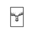 Picture of Moose Sketch _GroupedProduct_Rectangle_Portrait_Canvas_Framed_