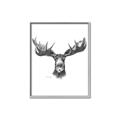 Picture of Moose Sketch _GroupedProduct_Rectangle_Portrait_Canvas_Framed_