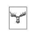 Picture of Moose Sketch _GroupedProduct_Rectangle_Portrait_Canvas_Framed_
