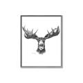 Picture of Moose Sketch _GroupedProduct_Rectangle_Portrait_Canvas_Framed_