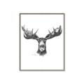 Picture of Moose Sketch _GroupedProduct_Rectangle_Portrait_Canvas_Framed_