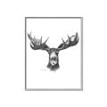 Picture of Moose Sketch _GroupedProduct_Rectangle_Portrait_Canvas_Framed_