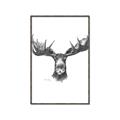 Picture of Moose Sketch _GroupedProduct_Rectangle_Portrait_Canvas_Framed_