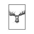 Picture of Moose Sketch _GroupedProduct_Rectangle_Portrait_Canvas_Framed_