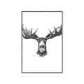 Picture of Moose Sketch _GroupedProduct_Rectangle_Portrait_Canvas_Framed_