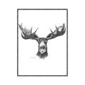 Picture of Moose Sketch _GroupedProduct_Rectangle_Portrait_Canvas_Framed_