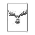 Picture of Moose Sketch _GroupedProduct_Rectangle_Portrait_Canvas_Framed_