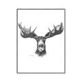 Picture of Moose Sketch _GroupedProduct_Rectangle_Portrait_Canvas_Framed_