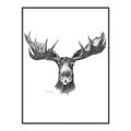 Picture of Moose Sketch _GroupedProduct_Rectangle_Portrait_Canvas_Framed_