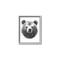 Picture of Bear Sketch _GroupedProduct_Rectangle_Portrait_Canvas_Framed_