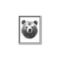Picture of Bear Sketch _GroupedProduct_Rectangle_Portrait_Canvas_Framed_