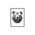 Picture of Bear Sketch _GroupedProduct_Rectangle_Portrait_Canvas_Framed_