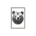 Picture of Bear Sketch _GroupedProduct_Rectangle_Portrait_Canvas_Framed_