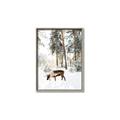 Picture of Moose in the snow _GroupedProduct_Rectangle_Portrait_Photography _GroupedProduct_Rectangle_Portrait_Canvas_Framed_