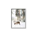 Picture of Moose in the snow _GroupedProduct_Rectangle_Portrait_Photography _GroupedProduct_Rectangle_Portrait_Canvas_Framed_