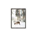Picture of Moose in the snow _GroupedProduct_Rectangle_Portrait_Photography _GroupedProduct_Rectangle_Portrait_Canvas_Framed_