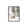 Picture of Moose in the snow _GroupedProduct_Rectangle_Portrait_Photography _GroupedProduct_Rectangle_Portrait_Canvas_Framed_