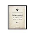 Picture of The higher we soar _GroupedProduct_Rectangle_Portrait_Framed_Matted_