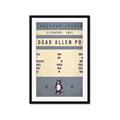 Picture of Edgar Allen Poe _GroupedProduct_Rectangle_Portrait_Framed_Matted_