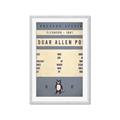 Picture of Edgar Allen Poe _GroupedProduct_Rectangle_Portrait_Framed_Matted_