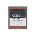 Picture of We Were Together - Whitman _GroupedProduct_Rectangle_Portrait_Framed_Matted_