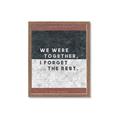 Picture of We Were Together - Whitman _GroupedProduct_Rectangle_Portrait_Framed_Matted_