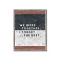 Picture of We Were Together - Whitman _GroupedProduct_Rectangle_Portrait_Framed_Matted_