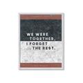 Picture of We Were Together - Whitman _GroupedProduct_Rectangle_Portrait_Framed_Matted_