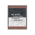 Picture of We Were Together - Whitman _GroupedProduct_Rectangle_Portrait_Framed_Matted_