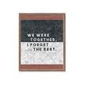 Picture of We Were Together - Whitman _GroupedProduct_Rectangle_Portrait_Framed_Matted_
