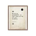 Picture of Beginning of all wisdom _GroupedProduct_Rectangle_Portrait_Framed_Matted_