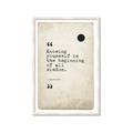 Picture of Beginning of all wisdom _GroupedProduct_Rectangle_Portrait_Framed_Matted_