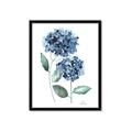 Picture of Blue Hydrangeas I _GroupedProduct_Rectangle_Portrait_Framed_Matted_