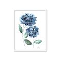 Picture of Blue Hydrangeas I _GroupedProduct_Rectangle_Portrait_Framed_Matted_